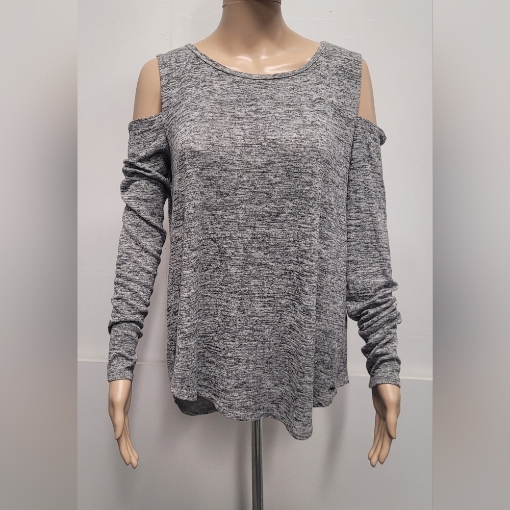 Hollister Must Have Collection L Off Shoulder Long Sleeve Top Stretch